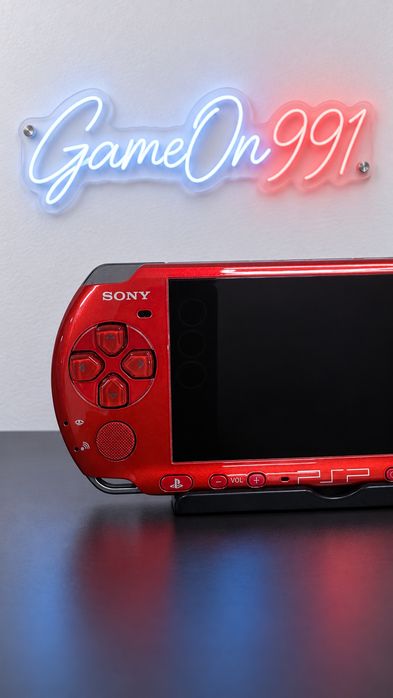 Sony PSP 3000, Modat, 550 jocuri, 9 în 1, husă, folie, 12 luni acoperire.