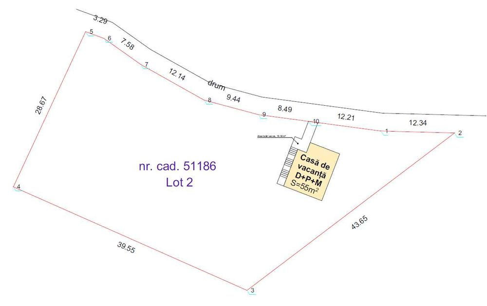 Teren de vanzare - 1500 mp in Statiunea Muntele Baisorii (CJ)