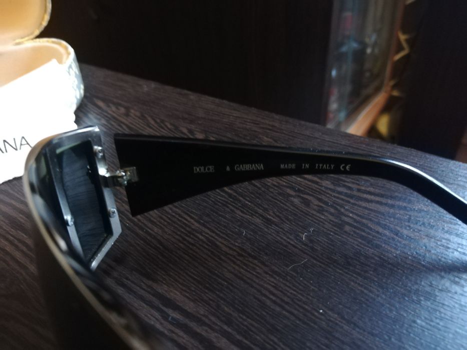 Dolce & Gabbana Black Shield Sunglasses