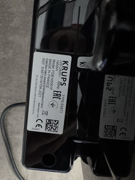 Aparat de cafea Krups eroare