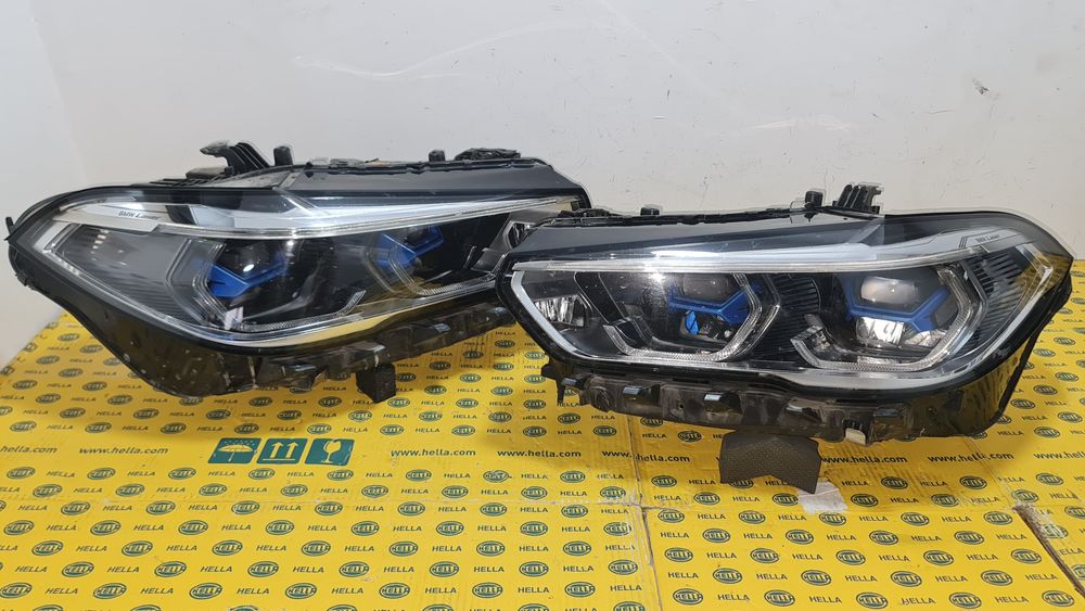 Far faruri full led laser BMW X5 G05 X6 G06 F95 F96 bara aripa armatur