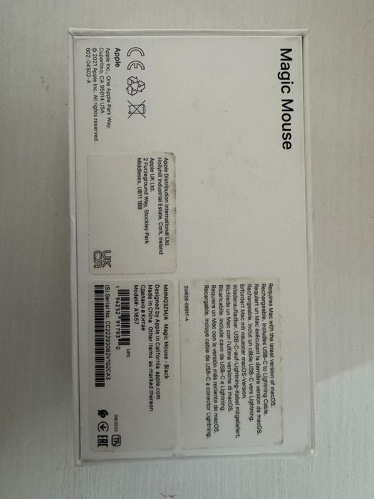 Magic Mouse 2 черный