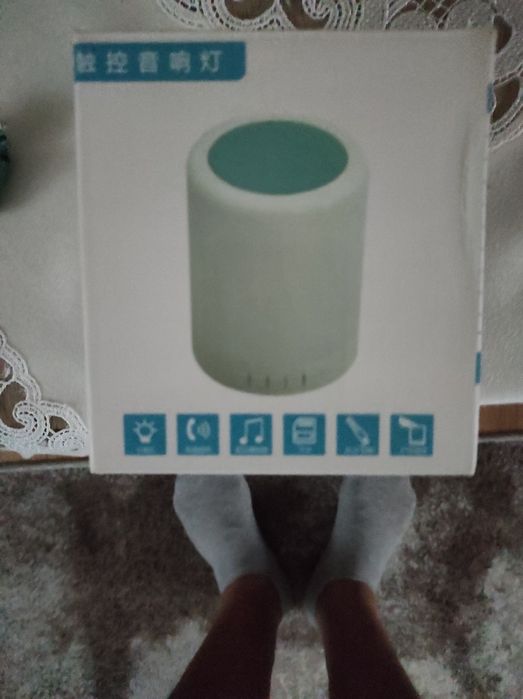 Lampa cu difuzor și touch