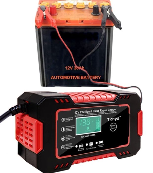 Интелигентно  зарядно за заакумулатор 12V 6A (автомобил кола)