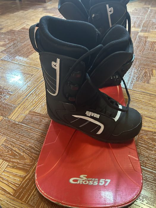 Placa snowboard legaturi si boots