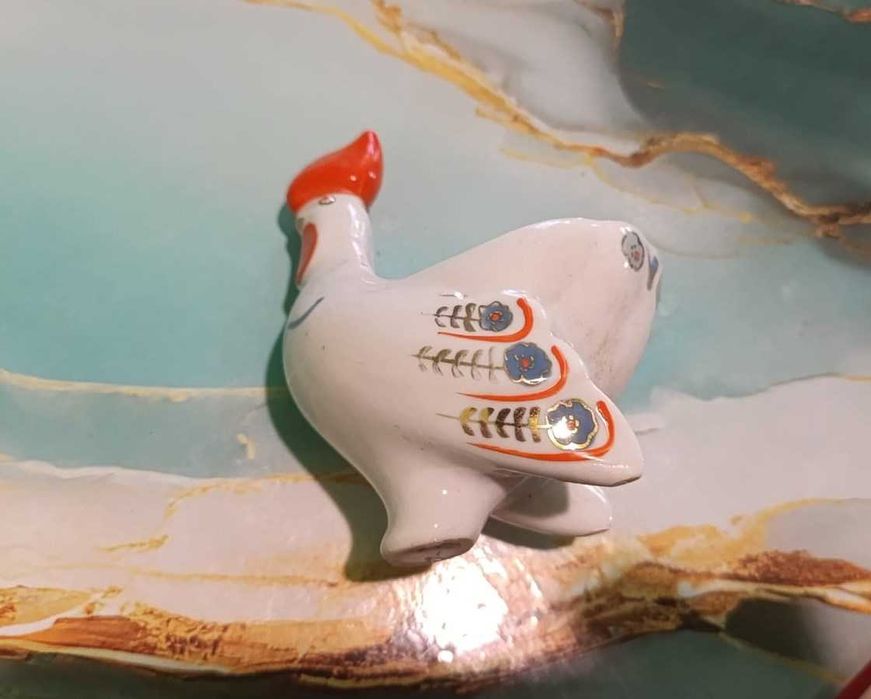 Фарфоровая статуэтка СССР Петушок.
