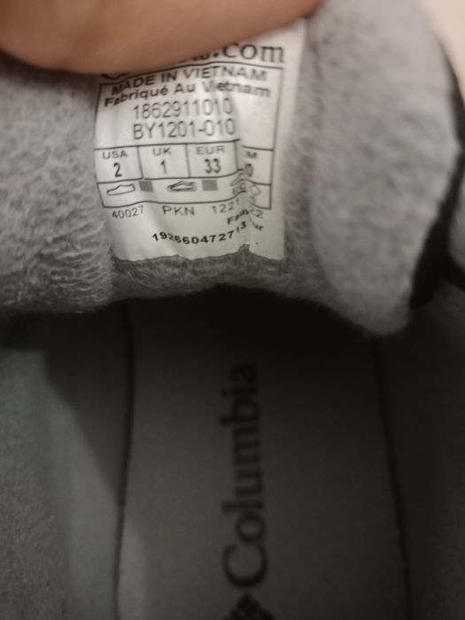 Продам ботинки columbia