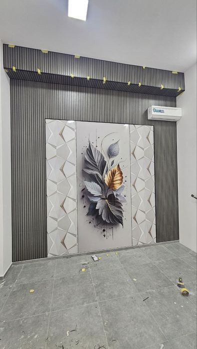 Ekoplit bambo‘k plastik panel dekoratsia ustasi  .