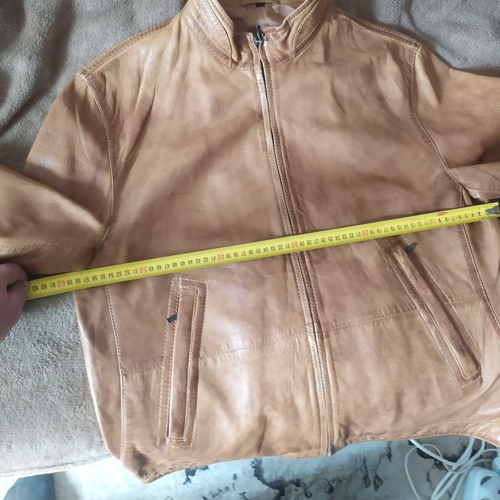 Куртка кожаная  marco polo