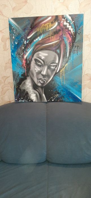 Картина портрет девушки