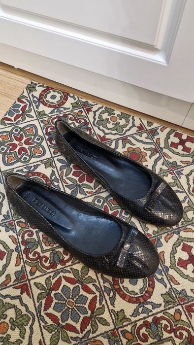 Новые кожаные балетки