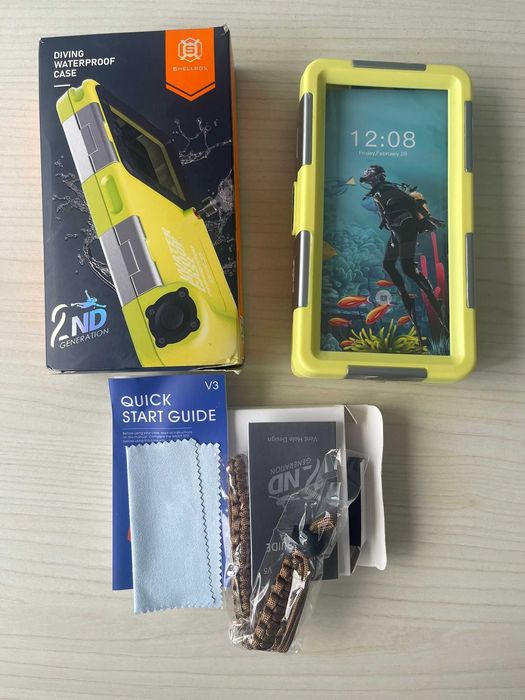 ShellBox Husă subacvatica Gen2&3, telefon max 7 inch, IOS&Android