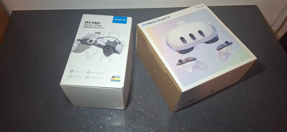 Meta quest 3 512GB + BOBOVR M3 pro - stare impecabila