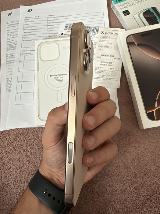 iPhone 16 Pro Max 512 Gold като нов