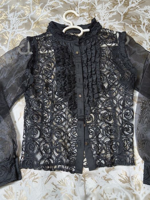 Прозрачна блуза М