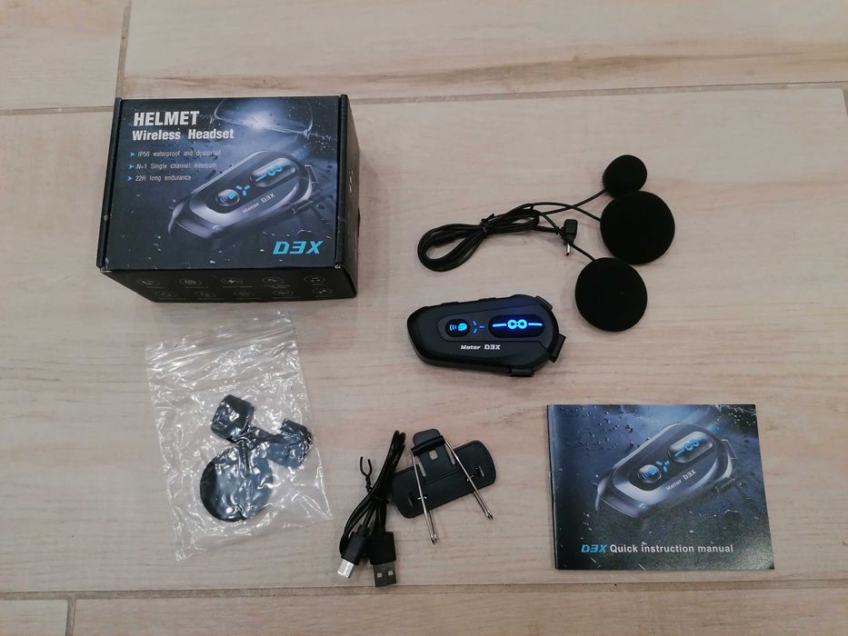 D3X Bluetooth интерком, разговори и музика