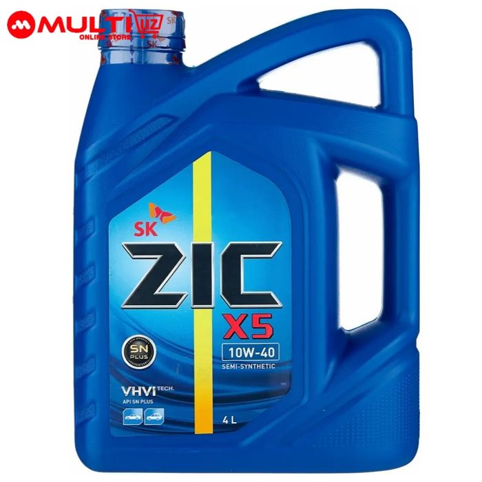 Zic X5 10w40 Полусинтетическое Маторное Масло 4л