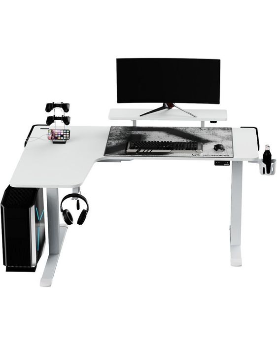 Гейминг бюро Ultradesk - Winger  бяло