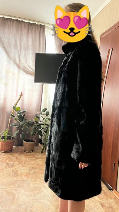 Шуба норковая черный бриллиант