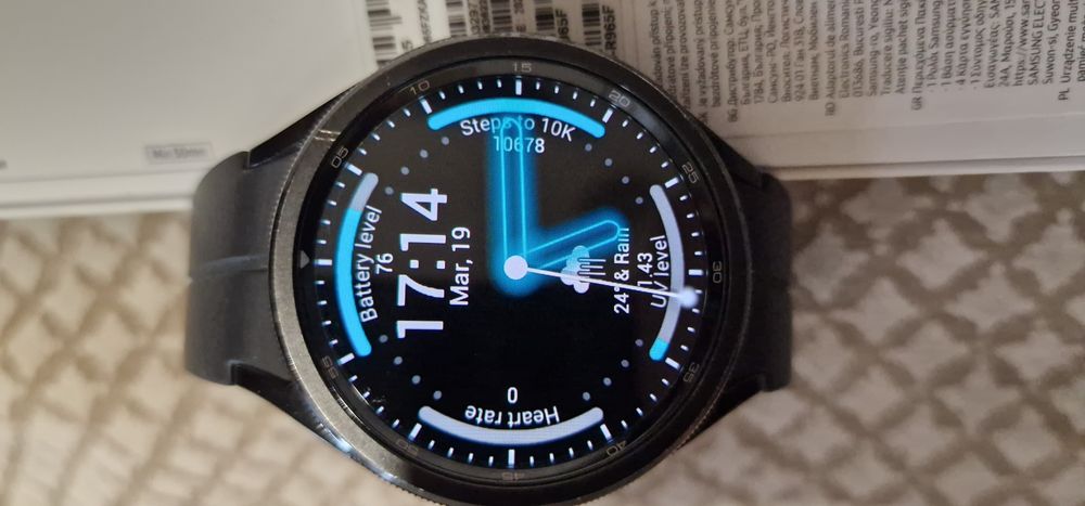 Galaxy watch 6 clasic 47mm Lte,gps,wifi,la cutie full