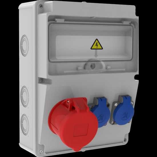 Времянка, временно табло, табло влагозащитено с контакти