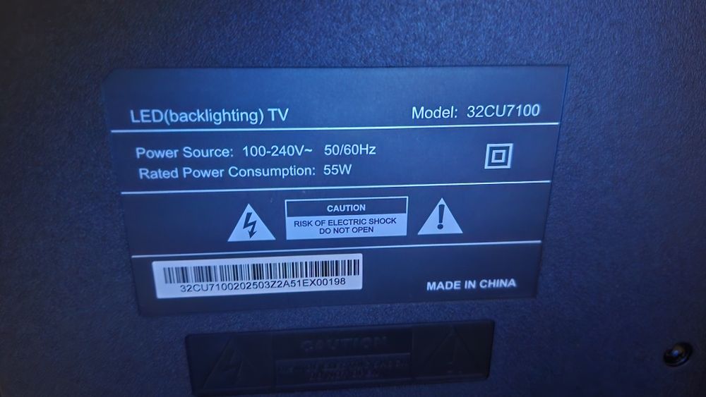 Телевизор новый 32" 81см