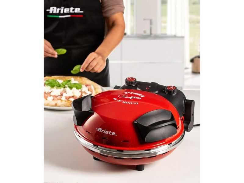 Електрическа Фурна за Пица с Каменна Плоча Ariete Pizzamaker, Червена
