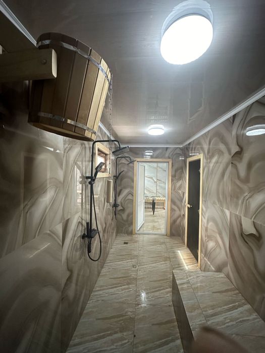 Баня с  Бассейном на  дровах