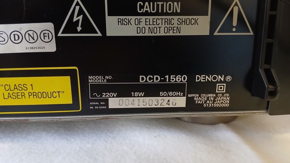 CD Denon DCD 1560