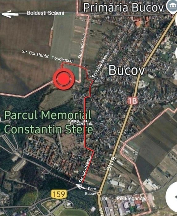 Teren intravilan  Bucov