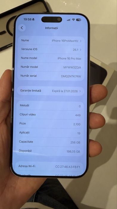 iPhone16ProMax ca nou