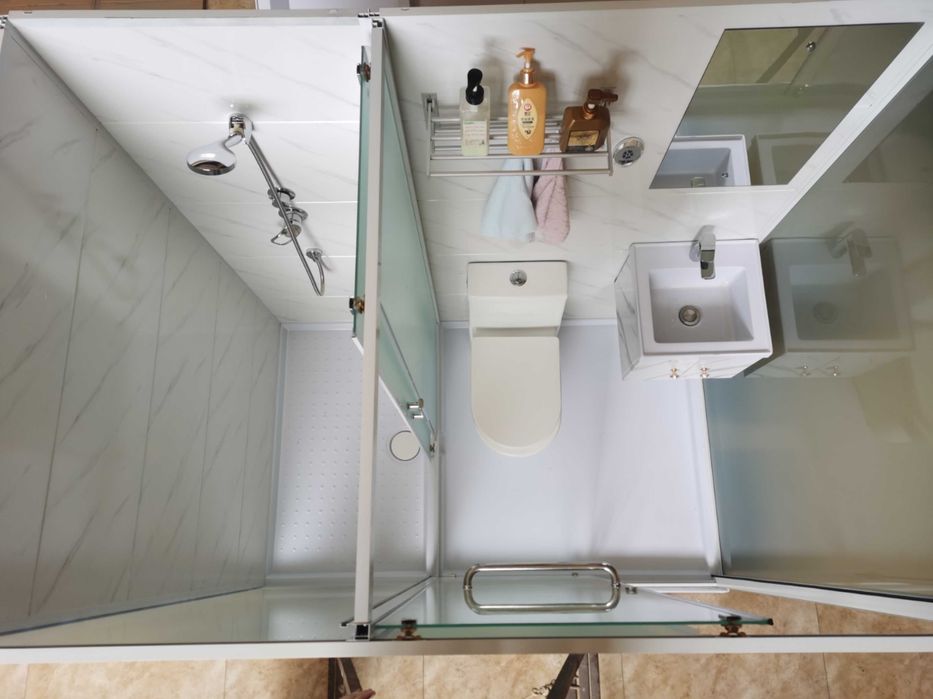 Modul de baie gata 3 in 1, echipat, magazin, glamping,hotel,container.