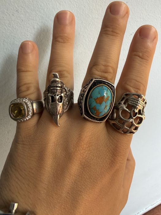 Lot 4 inele din argint deosebite