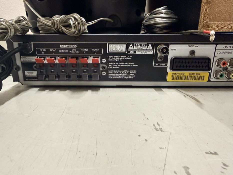 Lg home cinema 5.1 sistem audio 4 boxe mici si subwoofer muzica DVD