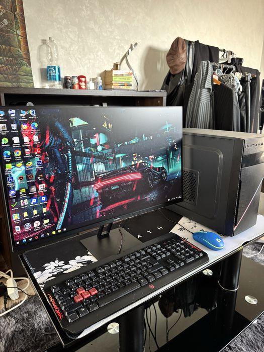 Игровой пк RYZEN 5 6ядер видеокарта 2gb озу 8gb ddr4