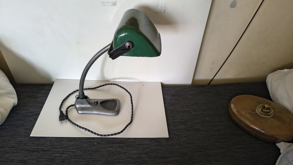 Lampă bancher veche