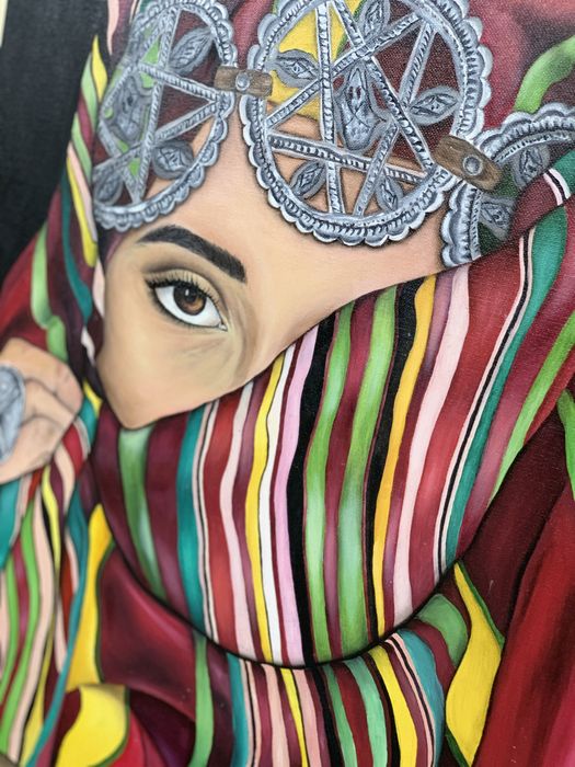 Картина в этно стиле