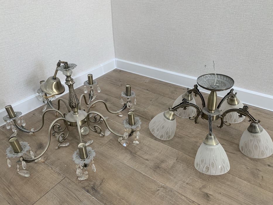 Люстры в хорошем состоянии