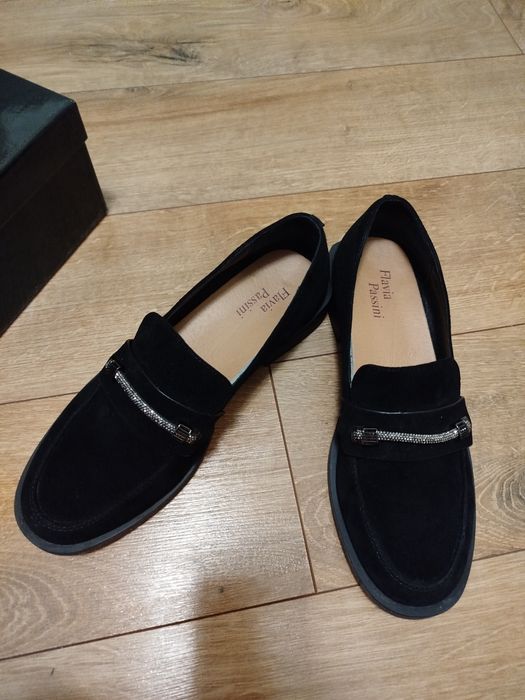 Mocasini piele întoarsă