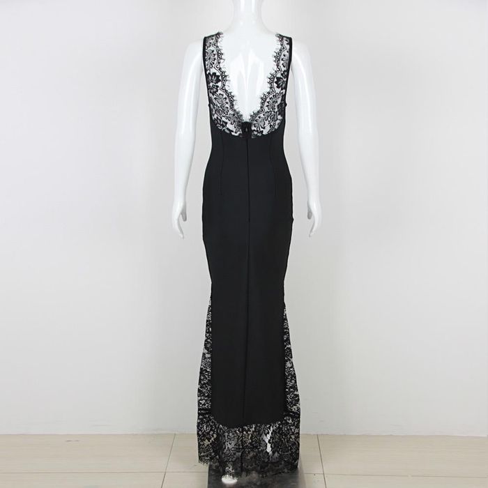 Бандажна рокля Velour Lace