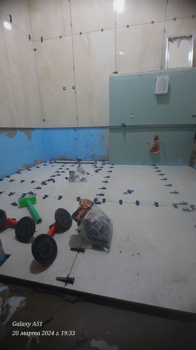 Плитка работает все