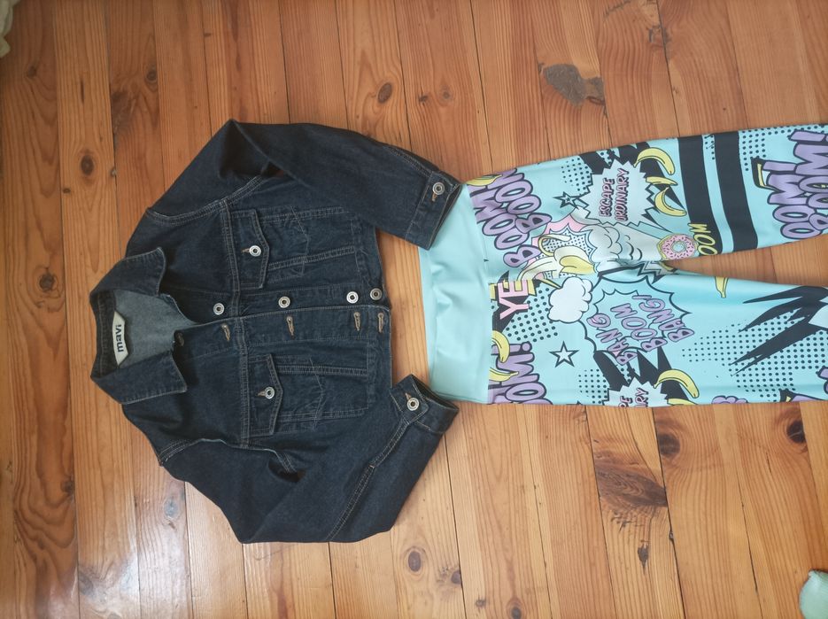 Плътен клин и две дънкови якета