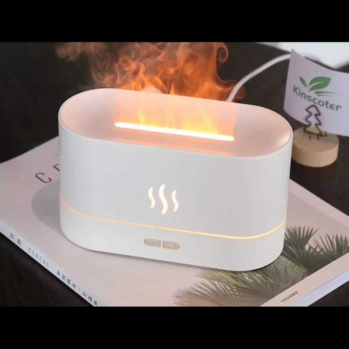 -70% НАМАЛЕНИЕ Ароматерапевтичен дифузер и овлажнител с ефект пламък