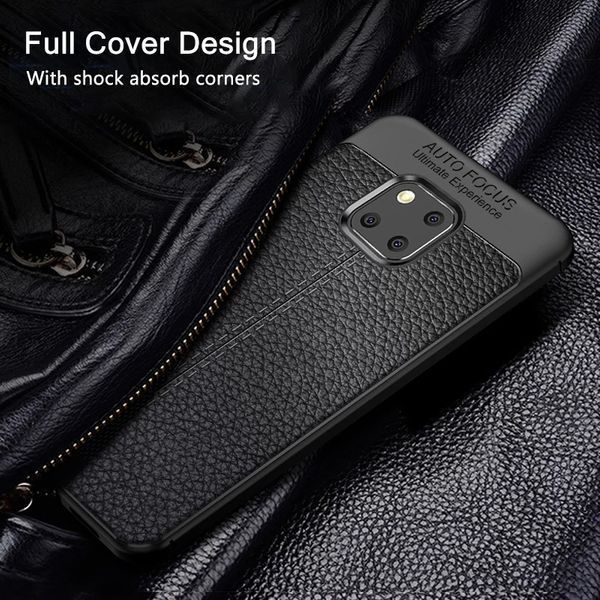 Huawei P30 MATE 20 30 PRO / Лукс кейс калъф кожена шарка