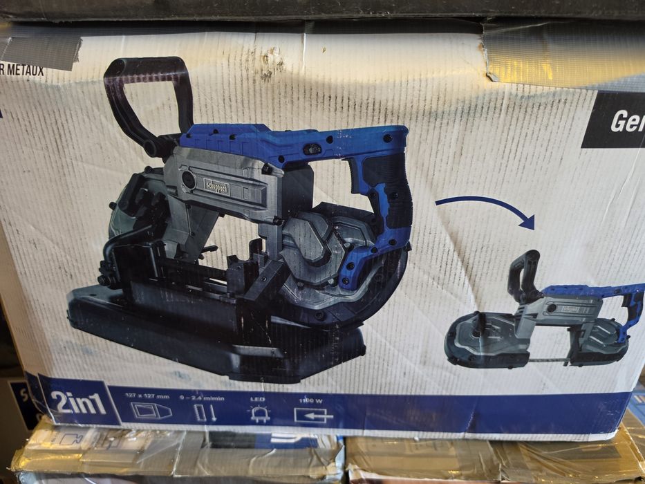 Лентова отрезна машина Scheppach MBS1200 xt