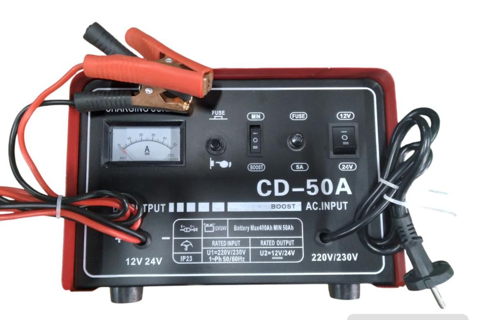 Зарядно за акумулатор 50А -12V-24V