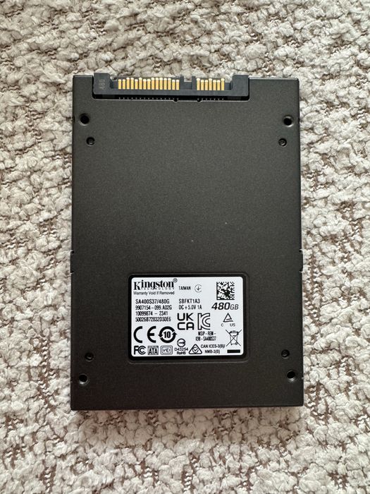 SSD накопитель 480 GB Kingston SATA 2.5"