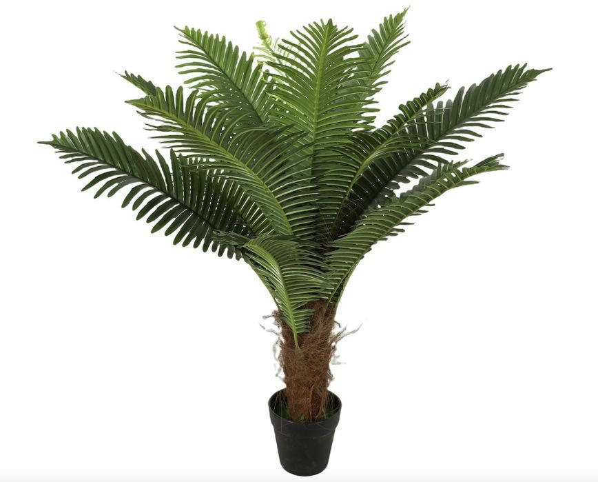Palmier artificial verde 90 cm aspect natural decoratiune in ghiveci