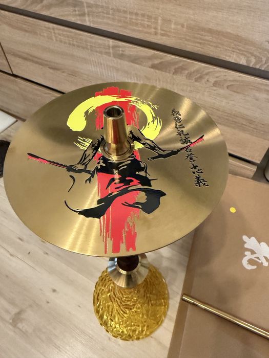 Oferta limitata!narghilea japona sensey gold pe maro si rosu