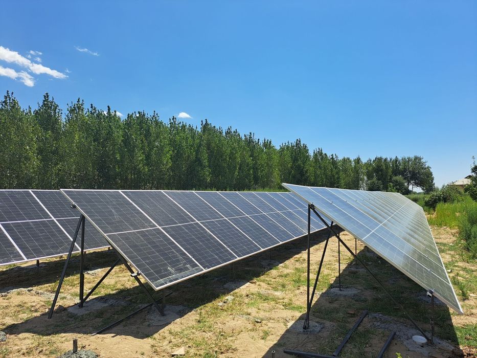 Установка солнечных панелей